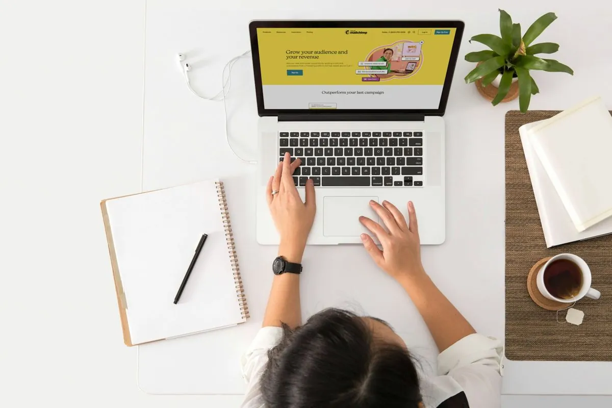 A small business owner checking his website on a laptop, why a website brings no customers